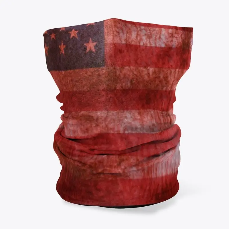 Neck gaiter mask American flag