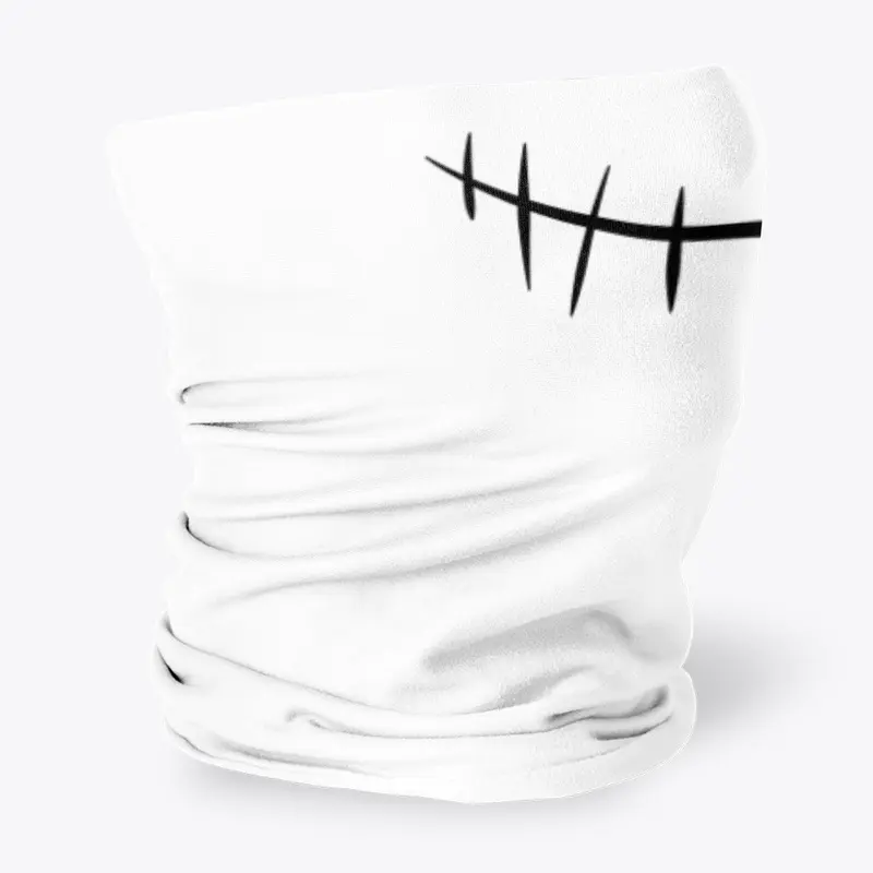 Halloween Neck gaiter mask ghost